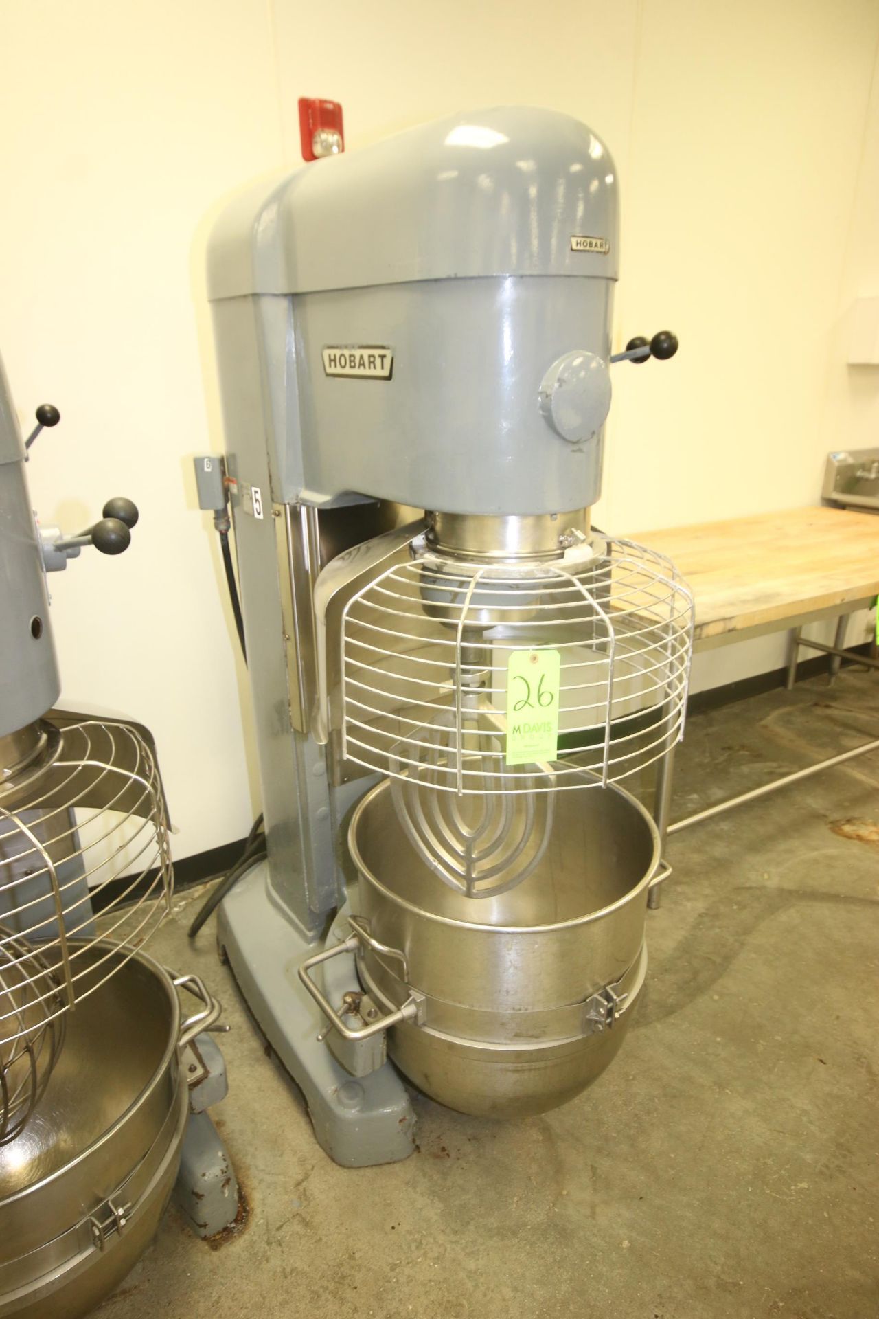 Hobart Mixer, M/N V1401, S/N 31-1303-665, with 5 hp Motor, 1750 RPM, 200 Volts, 3 Phase, with S/S - Image 2 of 7