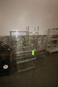 Assortment of S/S Wire Shelving Units, Assorted Sizes (LOCATED AT GLUTEN-FREE--2800 PERIMETER PARK