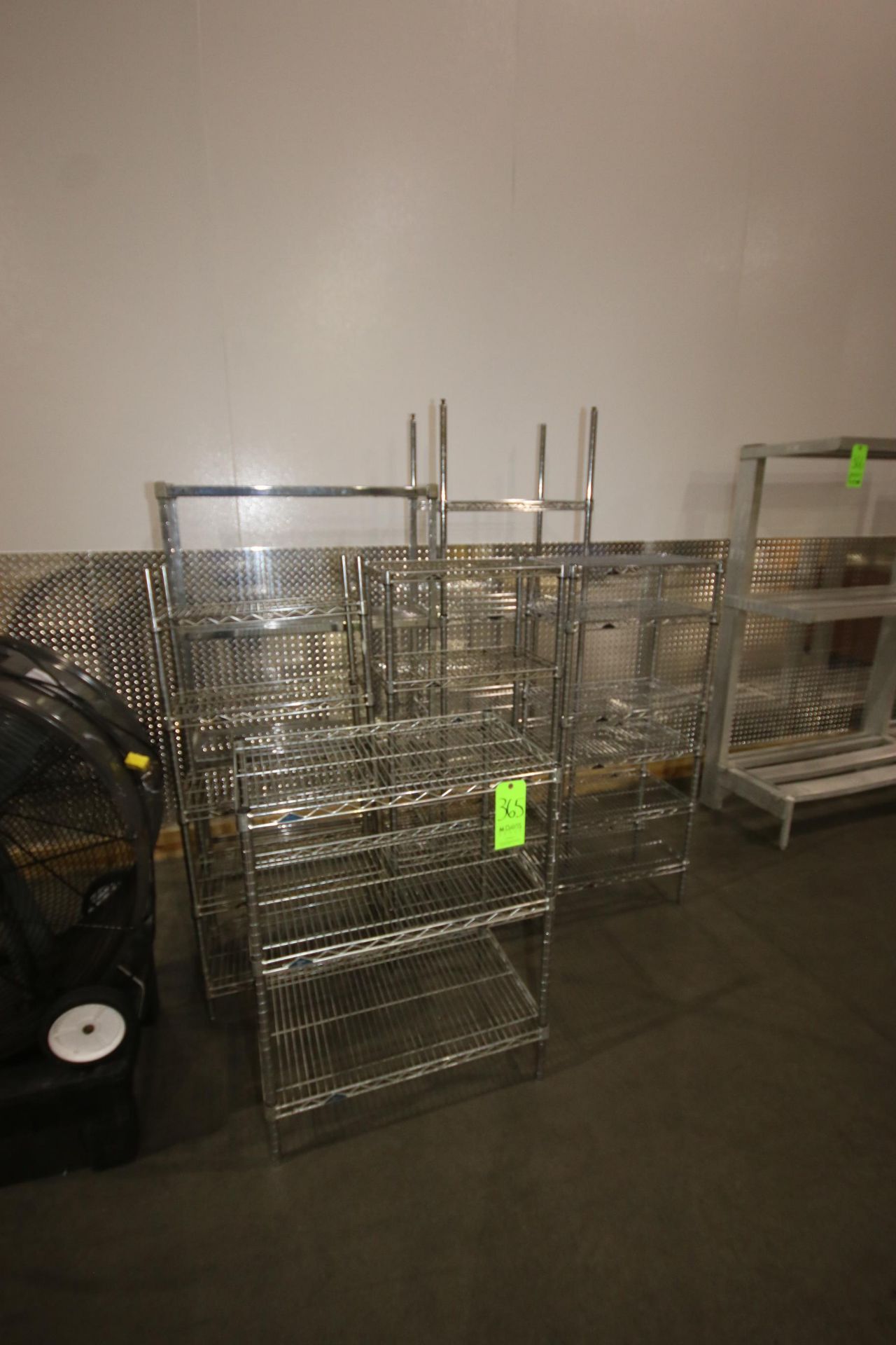 Assortment of S/S Wire Shelving Units, Assorted Sizes (LOCATED AT GLUTEN-FREE--2800 PERIMETER PARK