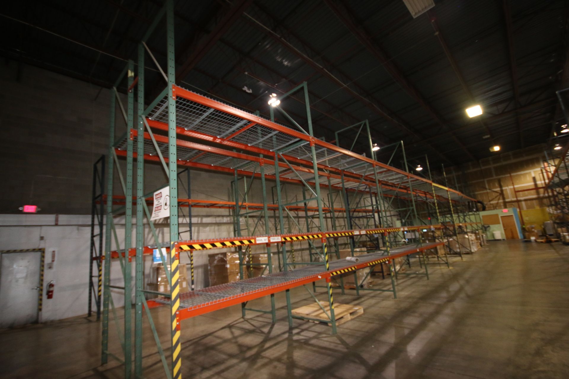 26-Sections of Bolt Type Pallet Racking, with (29) 190" Tall Uprights, with (40) Sets of 105" L - Image 4 of 7