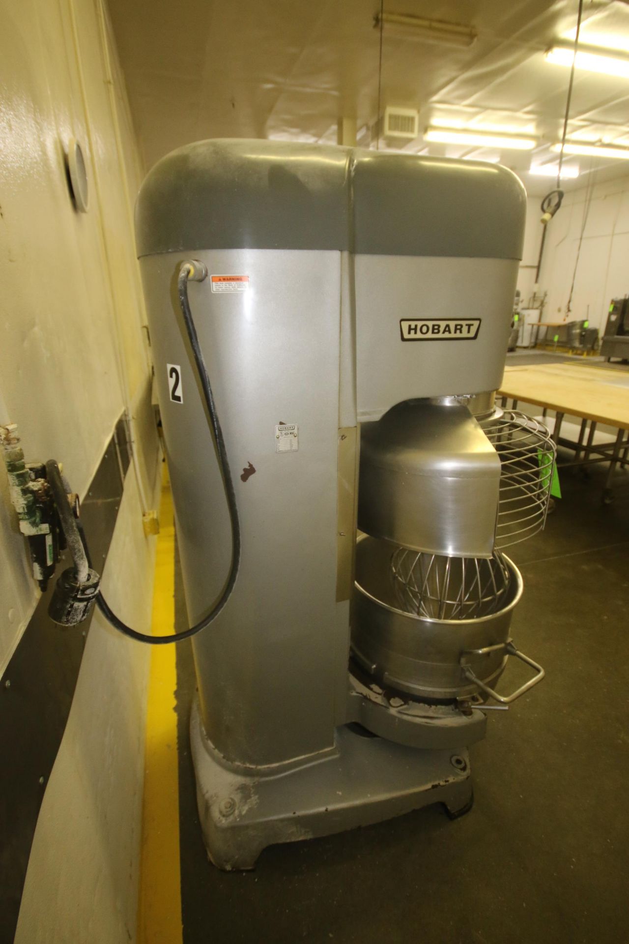 Hobart Mixer, M/N V1401, S/N 31-1310-109, with 5 hp Motor, 1750 RPM, 200 Volts, 3 Phase, with S/S - Image 7 of 7