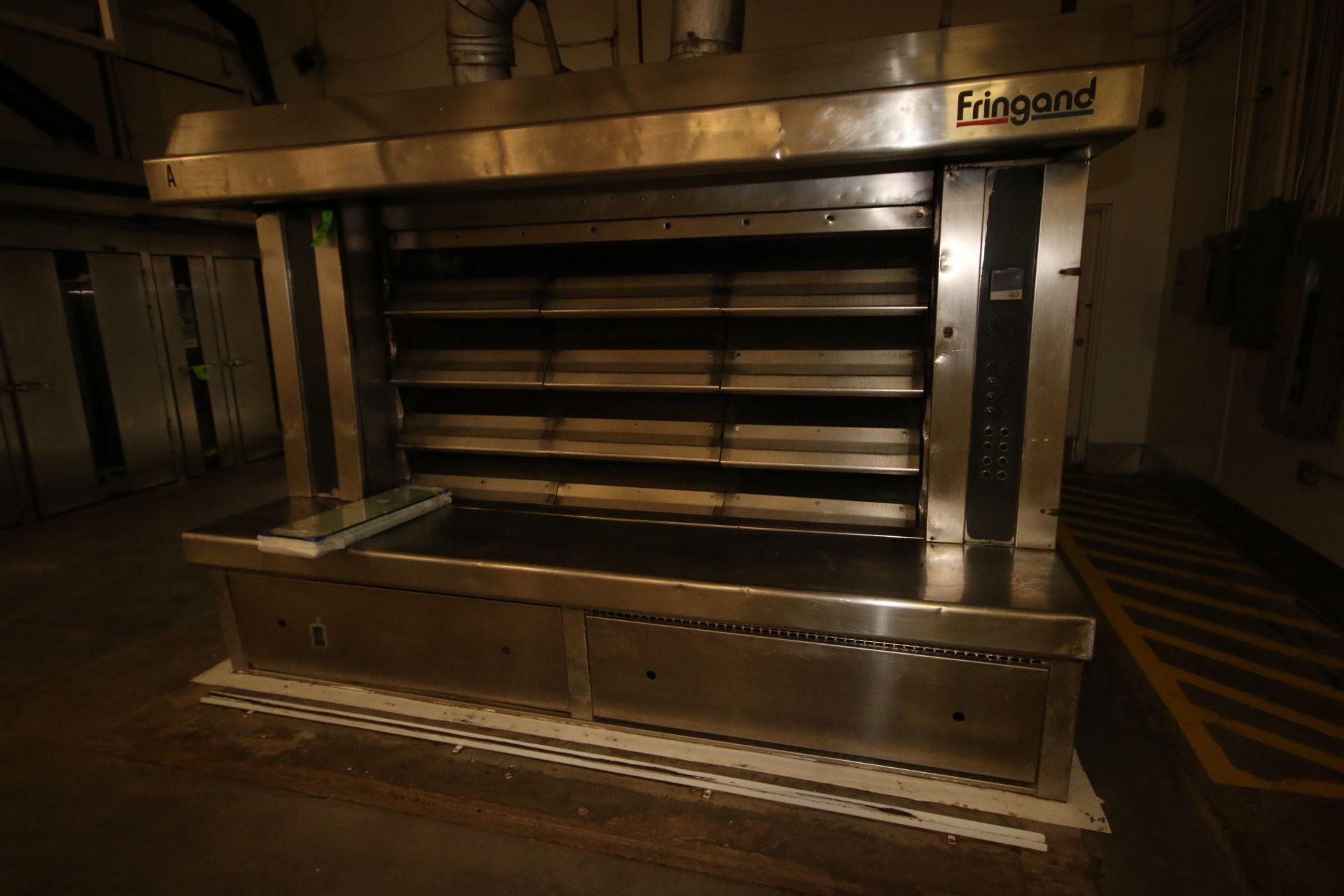 Fringand 4-Tier Natural Gas Olympic Baking Deck Oven, with S/S Hood & Duct Work, Overall Dims.: - Image 3 of 9