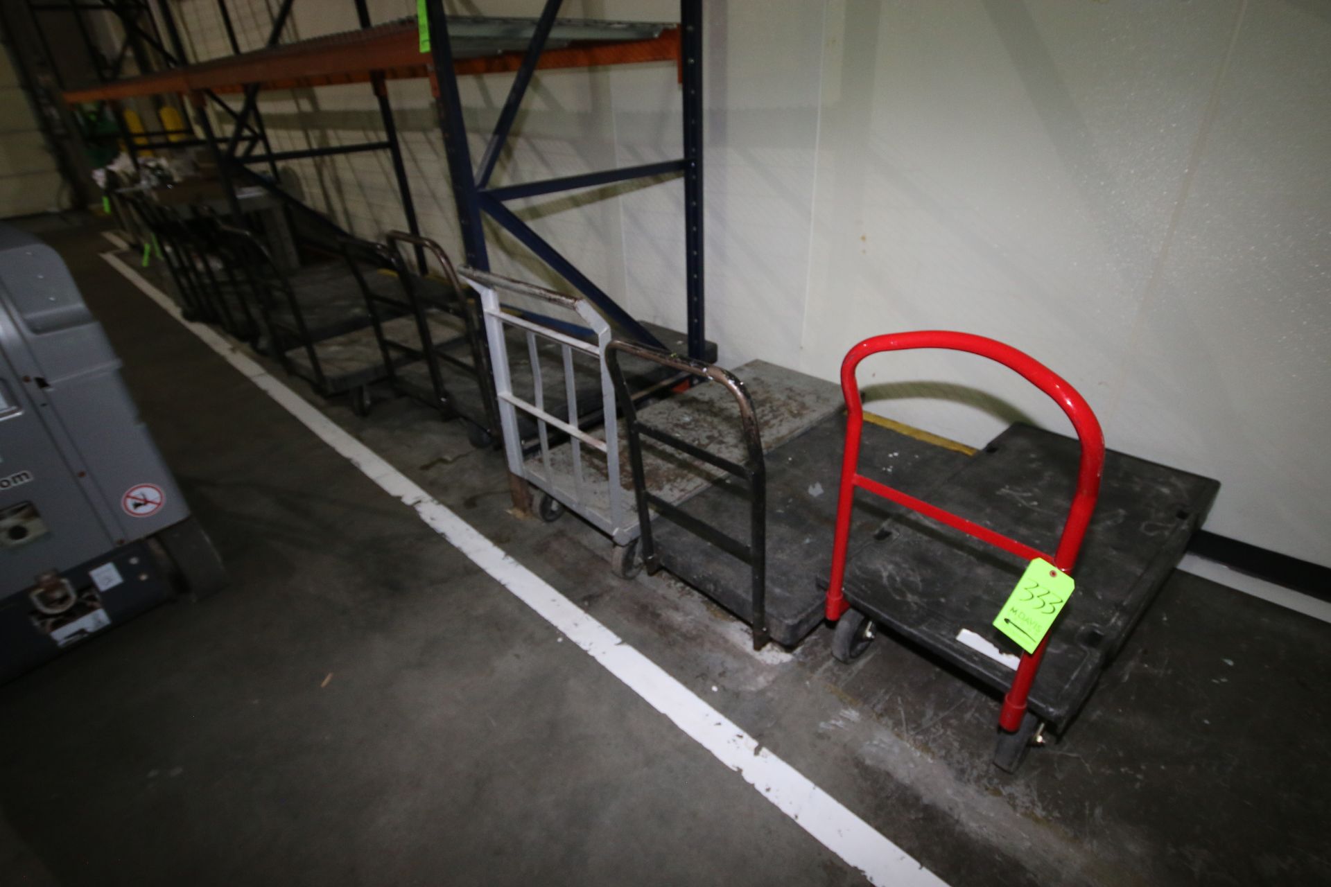 11-Push Carts, with Aprox. 47" L x 24" W Platform (LOCATED AT BAKE SHOP--409 AIRPORT BLV. - Image 2 of 2