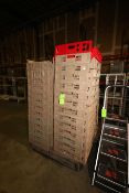 Pallet of Whole Foods Plastic Bins, Internal Dims.: Aprox. 25-1/2" L x 21-1/2" W x 3" Deep (