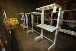 Aluminum Plant Dunnage Racks, Overall Dims.: Aprox. 48" L x 20" W x 60-1/2" H (LOCATED AT BAKE