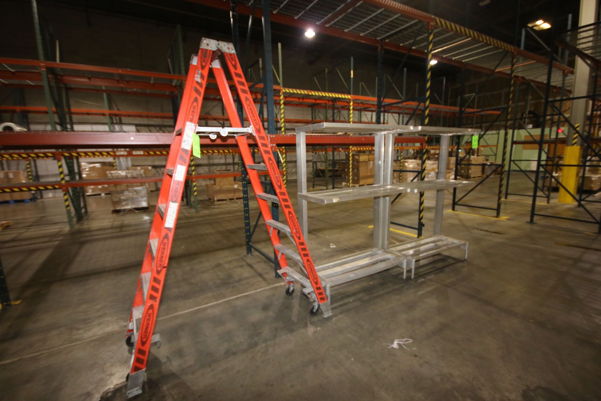 Lot of (2) Aluminum Duggage Racks & A-Fame Ladder (LOCATED AT GLUTEN-FREE--2800 PERIMETER PARK DR. - Image 2 of 2