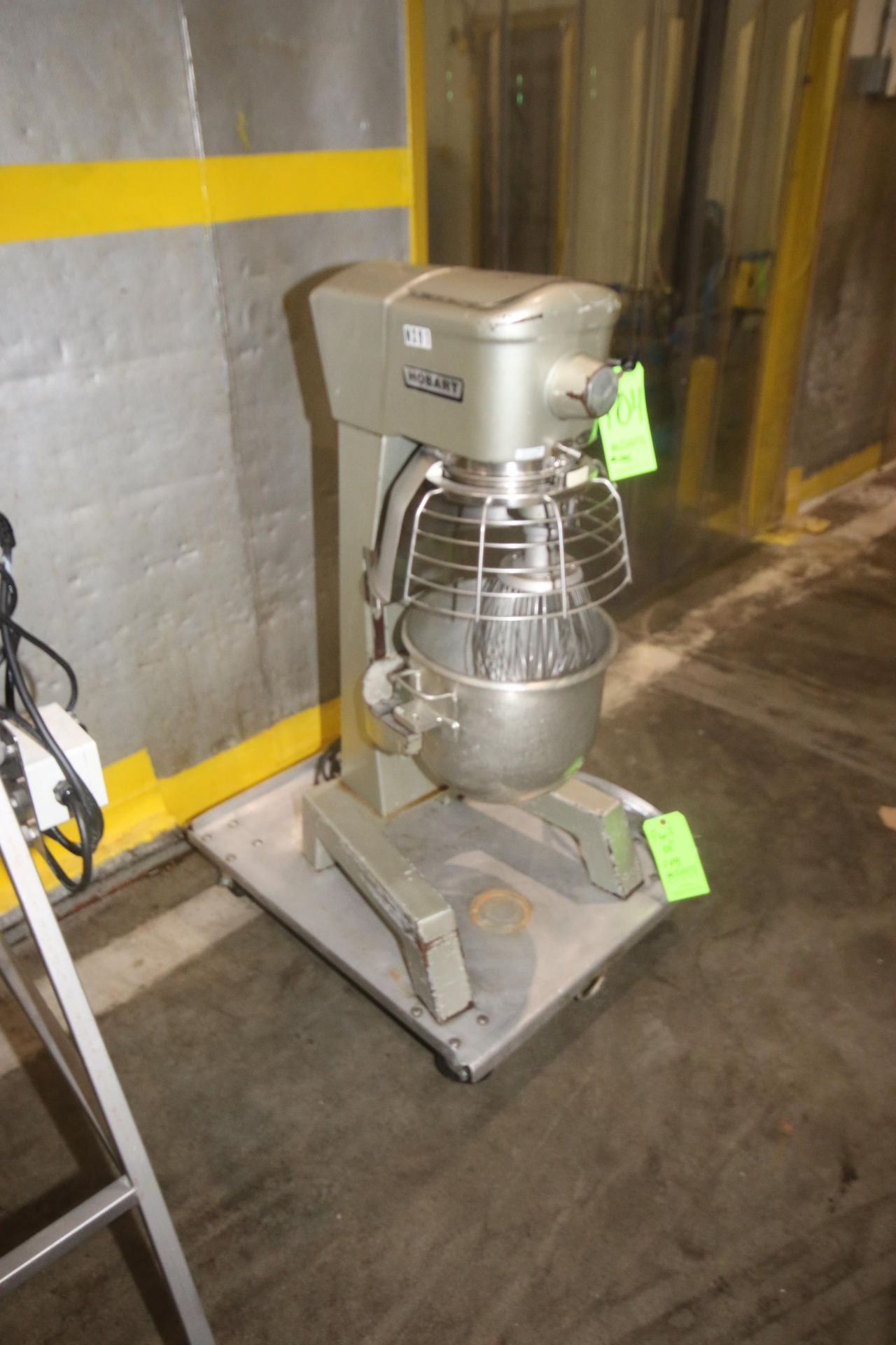 Hobart Mixer, M/N D 3001, S/N 11-245-583, 200 Volts, 1725 RPM, with S/S Mixing Bowl, Includes Whip - Image 3 of 8