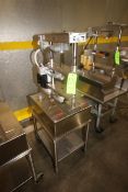 Comtec Pie Tart Top & Base Press, M/N 2200, S/N D-3909, 220 Volts, 1 Phase, with Leeson 1-1/2 hp