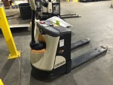 Crown 2,000 lb. Electric Pallet Jack, M/N WP3035-45, S/N 10152758 (NOTE: No Battery Charger)Crown