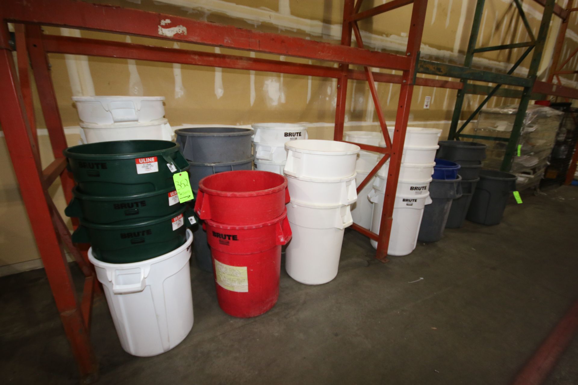 Rubbermaid 55 Gal. Trash Cans with Handles (LOCATED AT GLUTEN-FREE--2800 PERIMETER PARK DR.