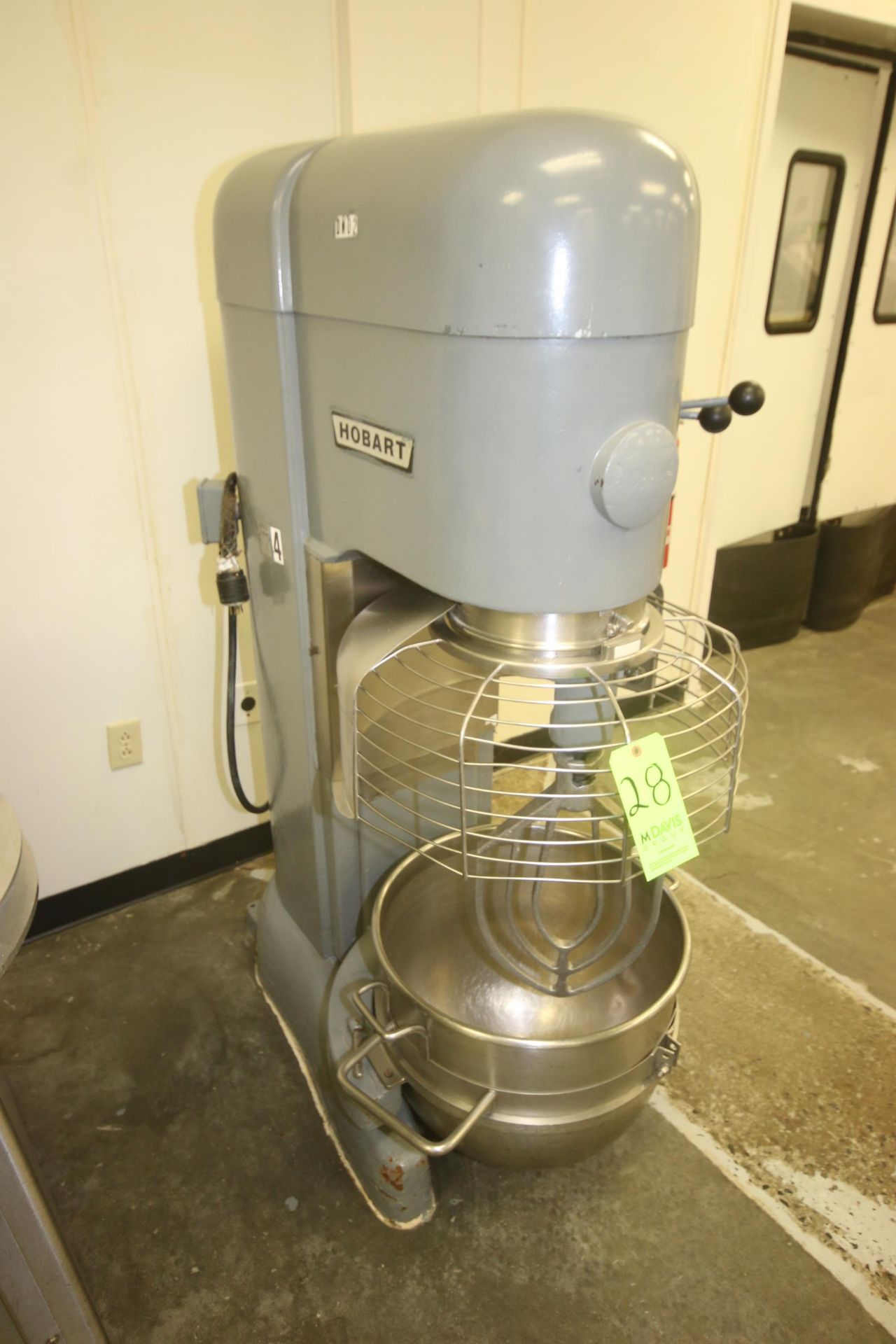 Hobart Mixer, M/N M802, S/N 31-1180-986, with 3 hp Motor, 1755 RPM, 200 Volts, 3 Phase, with S/S - Image 2 of 8