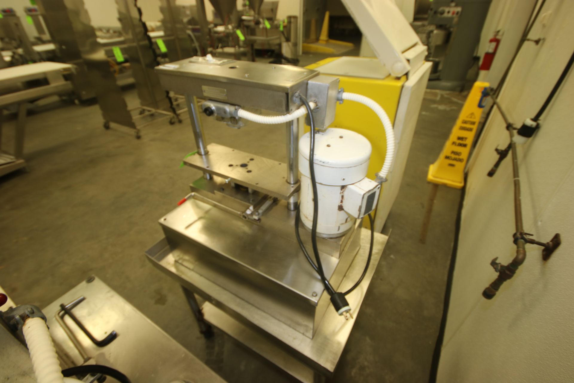 Comtec Pie Tart Top & Base Presses, M/N 2200, S/N H-4019, 220 Volts, 1 Phase, with Motors, Mounted - Image 10 of 11