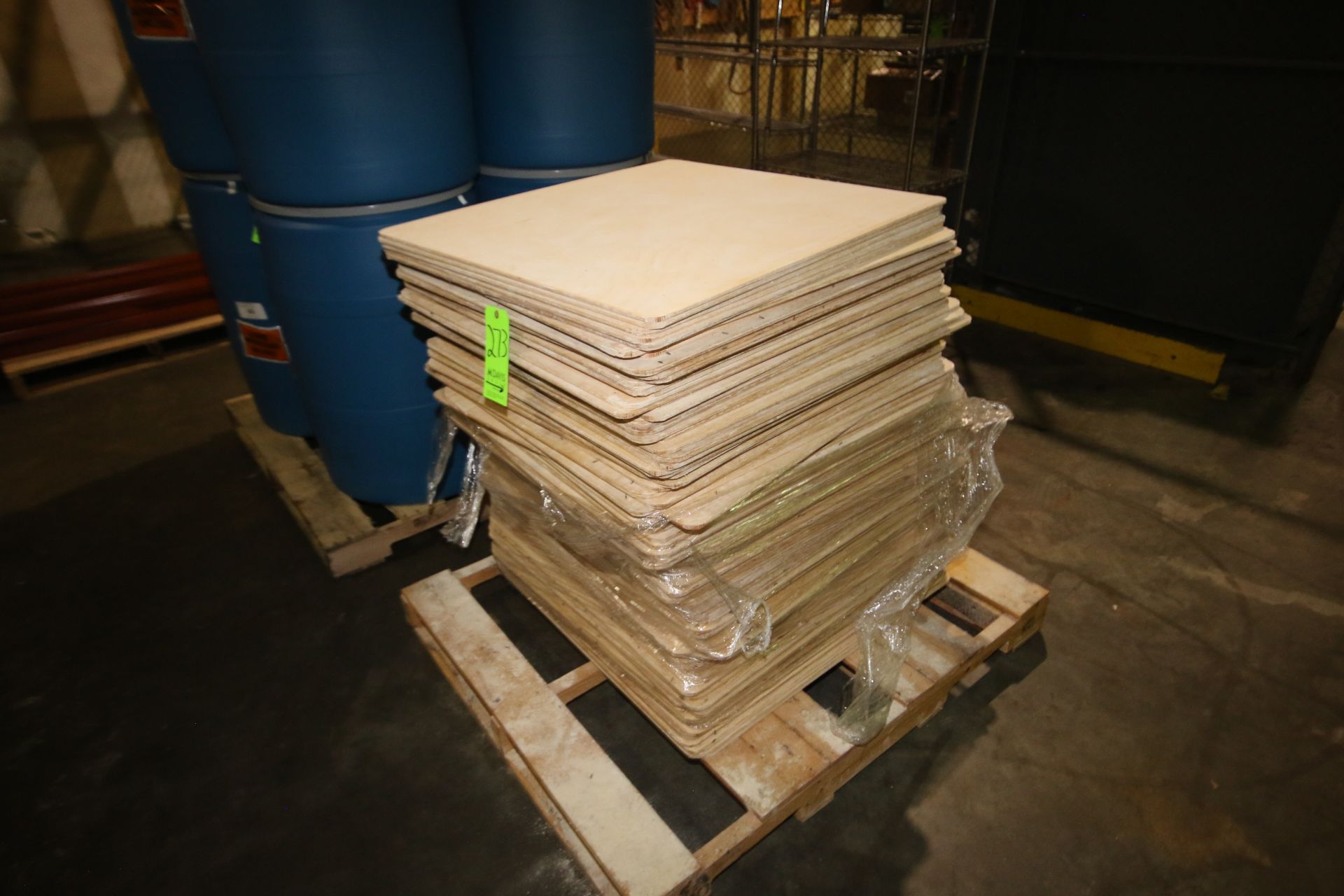 (3) Pallets of Wooden Cutting Boards, Dims.: Aprox. 32" L x 29-1/2" W (LOCATED AT BAKE SHOP--409 - Image 2 of 2