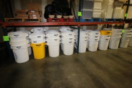 Rubbermaid 55 Gal. Trash Cans with Handles (LOCATED AT BAKE SHOP--409 AIRPORT BLV. MORRISVILLE, NC