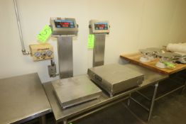 Doran S/S Platform Scales, M/N 7000XL, S/N XL 733044 & XL 748539, with Aprox. 15" L x 15" W & Aprox.