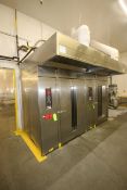 Hobart S/S Single Rotating Rack Natural Gas Oven, M/N HO210G2, S/N 24-1020589, 290,000 BTU/HR,