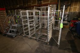 Assorted Pan Racks with (1) Pan Wash Rack Assorted Portable Pan Racks, Overall Dims.: Aprox. 26" L x