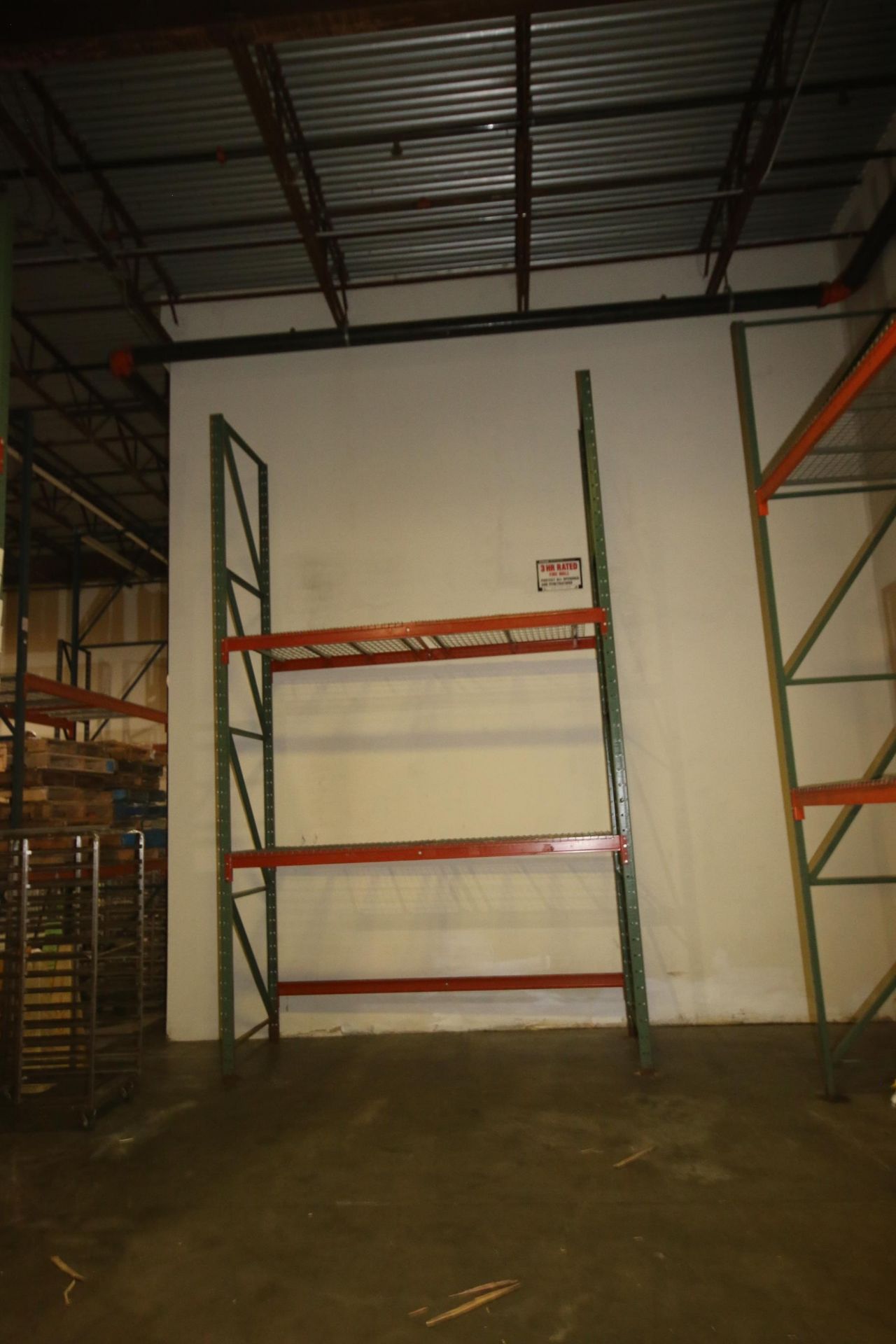 4-Sections of Bolt Type Pallet Racking, Includes (7) Aprox. 120" H Uprights with (8) Sets of Cross - Image 3 of 4