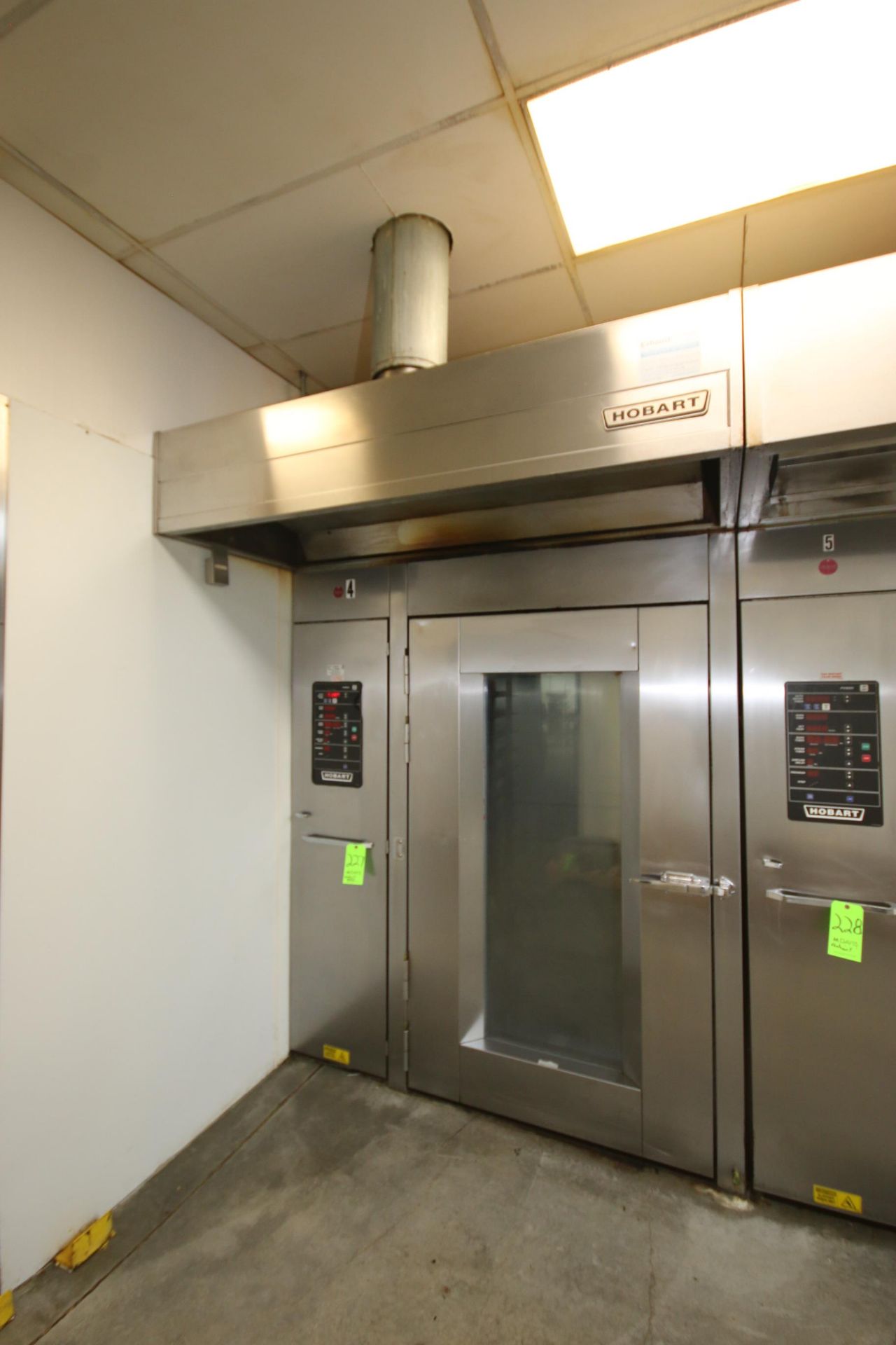 Hobart S/S Single Rotating Rack Natural Gas Oven, M/N HBA2G, S/N 24-1042858, 300,000 BTU/HR, with