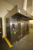 Hobart S/S Single Rotating Rack Natural Gas Oven, M/N HBA2G, S/N 24-1044239, 290,000 BTU/HR, with