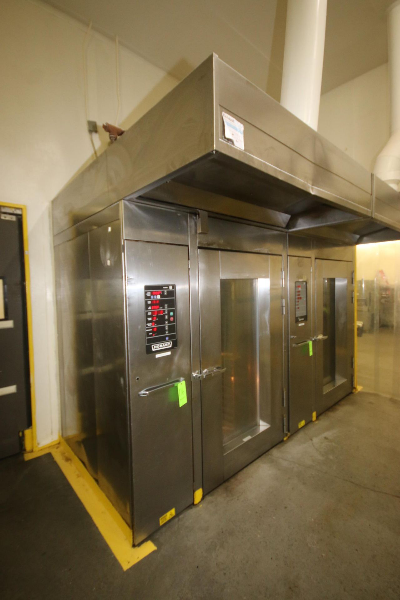 Hobart S/S Single Rotating Rack Natural Gas Oven, M/N HBA2G, S/N 24-1044239, 290,000 BTU/HR, with