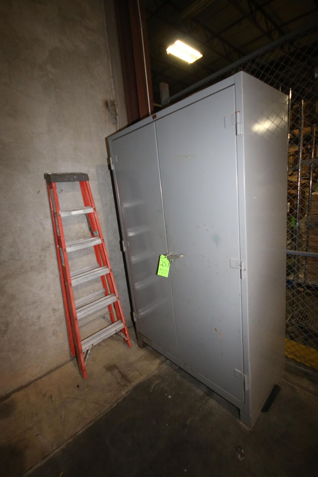 (2) Double Door Vertical Parts Cabinets with Contents, Includes Assorted Hardware, Air Hose, - Image 2 of 10