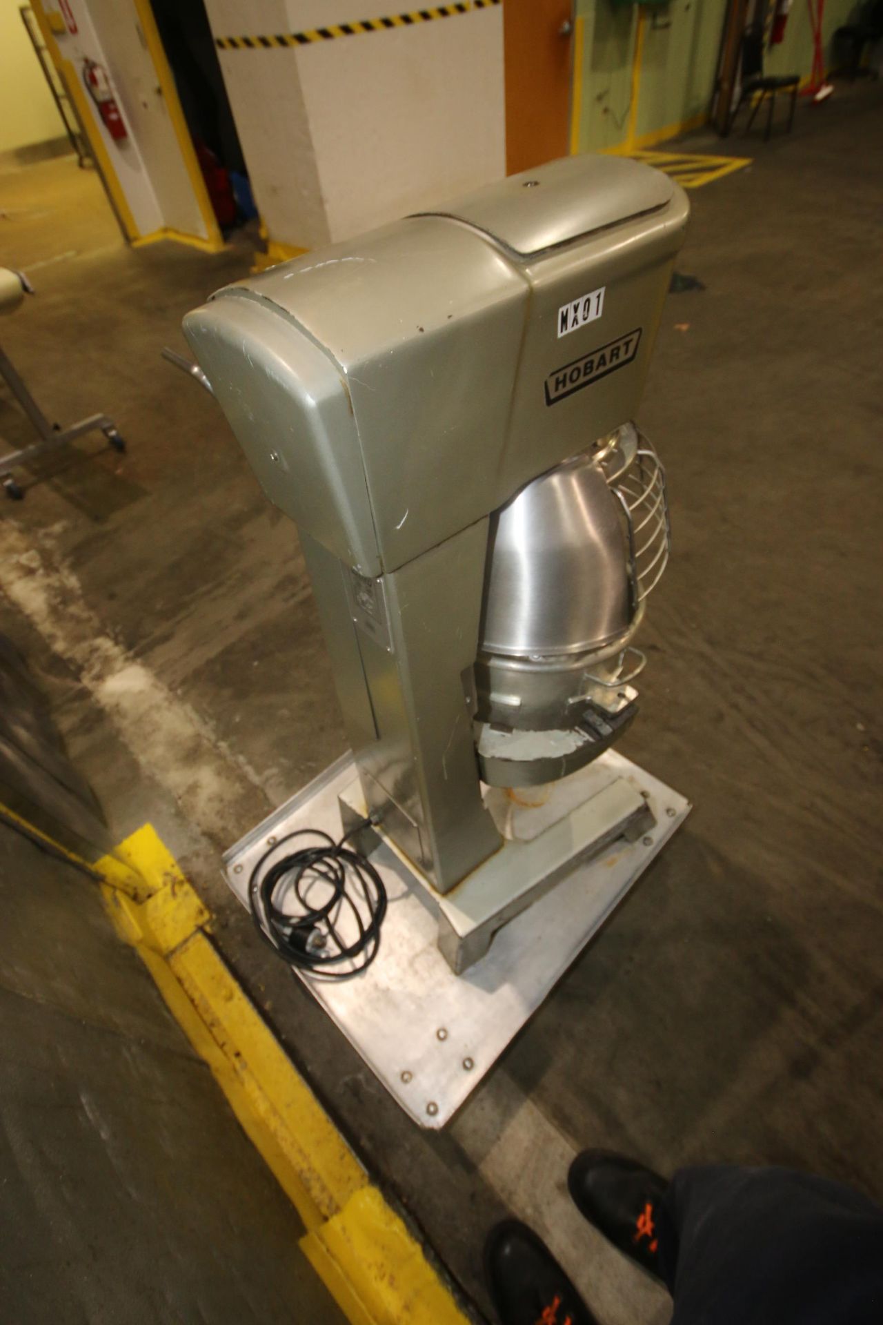 Hobart Mixer, M/N D 3001, S/N 11-245-583, 200 Volts, 1725 RPM, with S/S Mixing Bowl, Includes Whip - Image 7 of 8