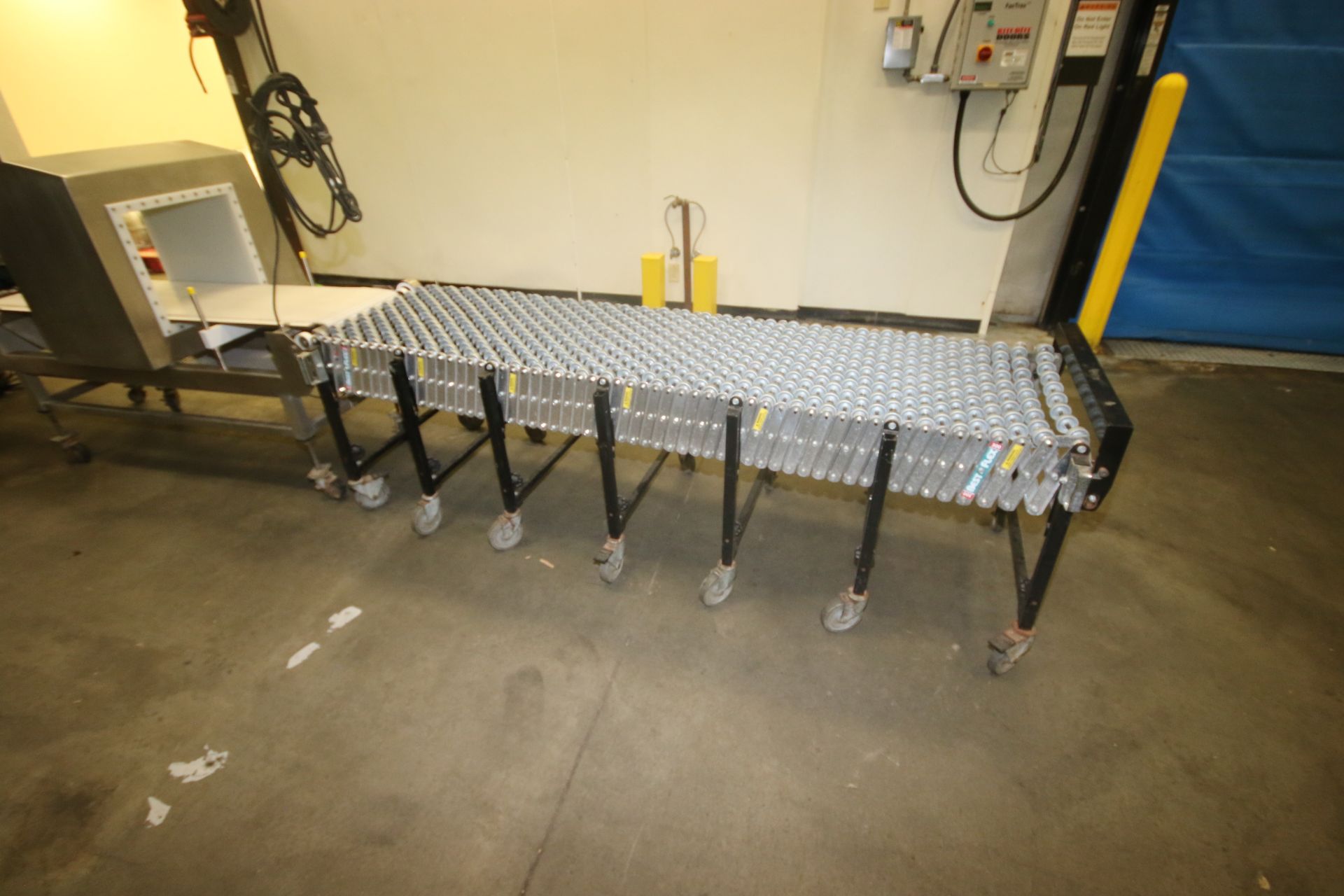 Best Flex Skate Conveyor, Aprox. 24" W, with Adjustable Frame, Mounted on Casters (LOCATED AT BAKE - Image 2 of 2