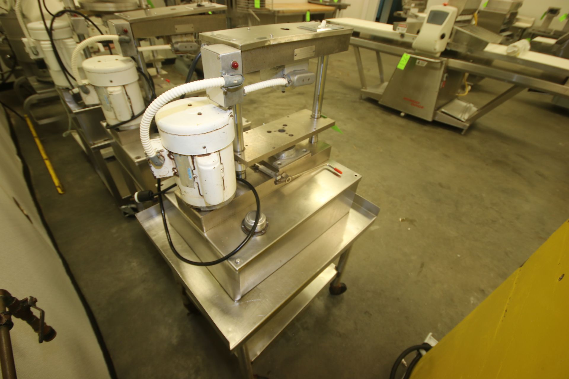 Comtec Pie Tart Top & Base Presses, M/N 2200, S/N H-4019, 220 Volts, 1 Phase, with Motors, Mounted - Image 9 of 11