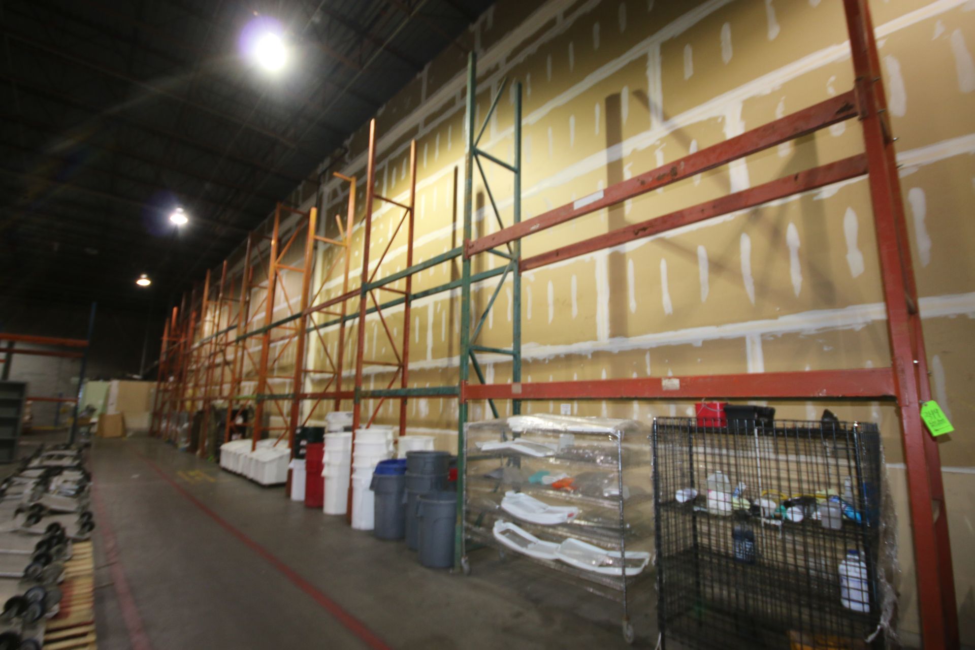 11-Sections of High Lift Pallet Racking, with (12) 224" Tall Uprights, with Cross Beams (NOTE: No - Image 3 of 3