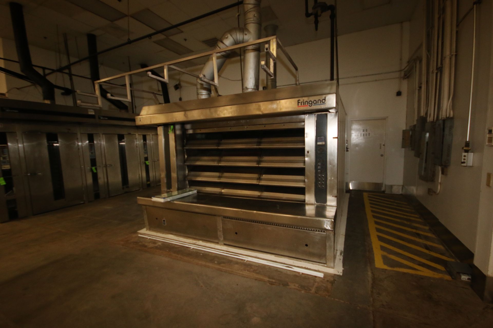 Fringand 4-Tier Natural Gas Olympic Baking Deck Oven, with S/S Hood & Duct Work, Overall Dims.: - Image 2 of 9