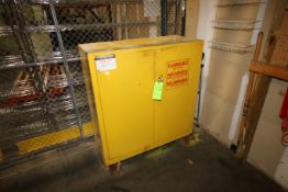 Protectoseal Double Door Flammable Storage Cabinet, Overall Dims.: Aprox. 43-1/2" L x 18" W x 48"