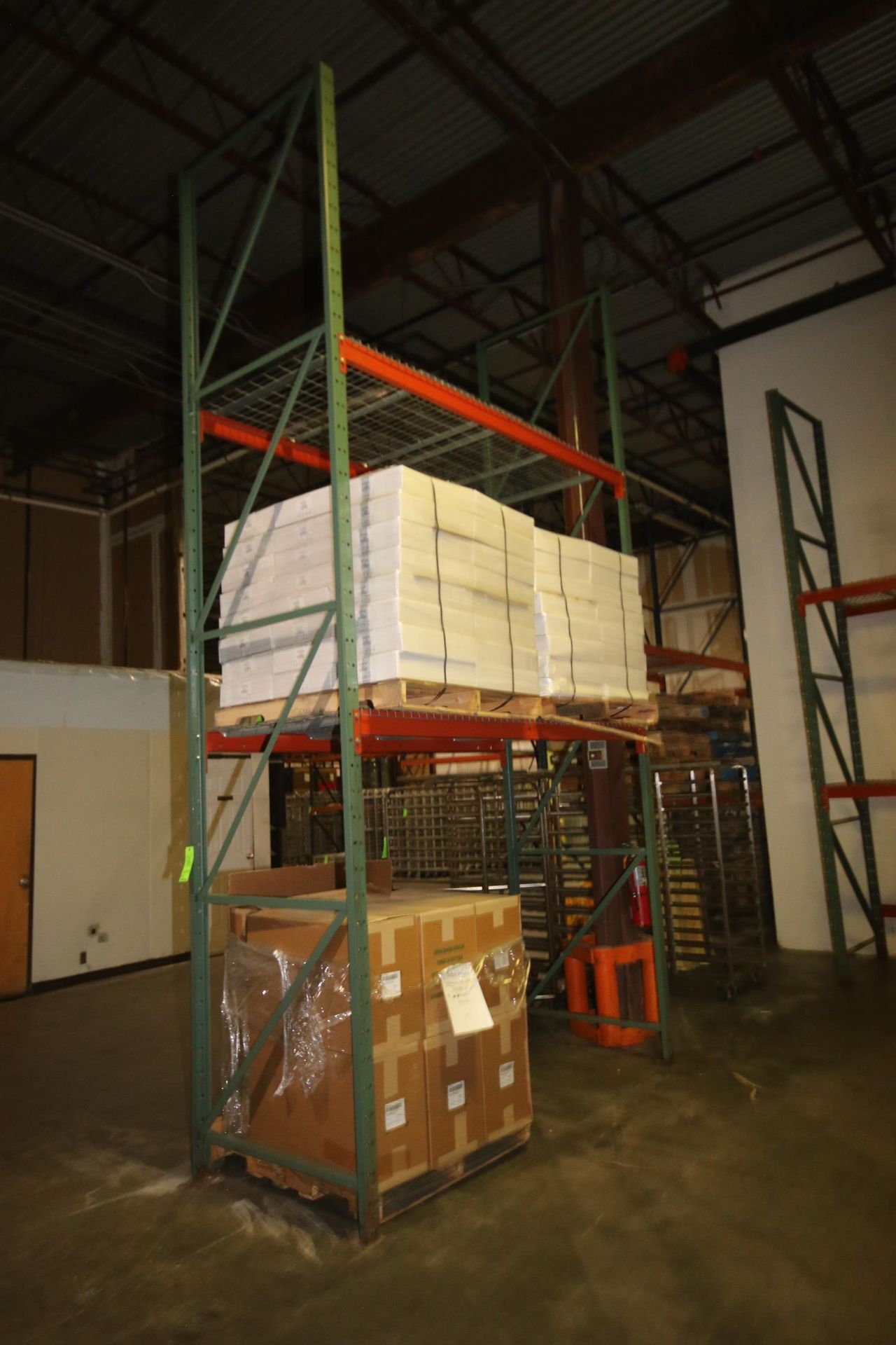 4-Sections of Bolt Type Pallet Racking, Includes (7) Aprox. 120" H Uprights with (8) Sets of Cross - Image 2 of 4
