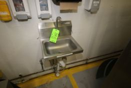 S/S Single Bowl Sinks, Wall Mounted with Motion Detection Spickets, Includes STM Technics Water