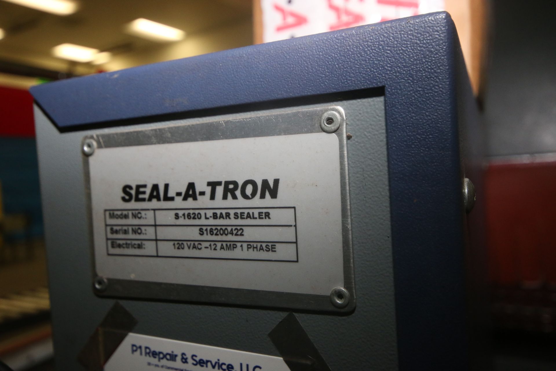 Seal-A-Tron L-Bar Sealer, M/N S-1620, S/N S16200422, 120 Volts, 1 Phase, Mounted on Portable - Image 5 of 6