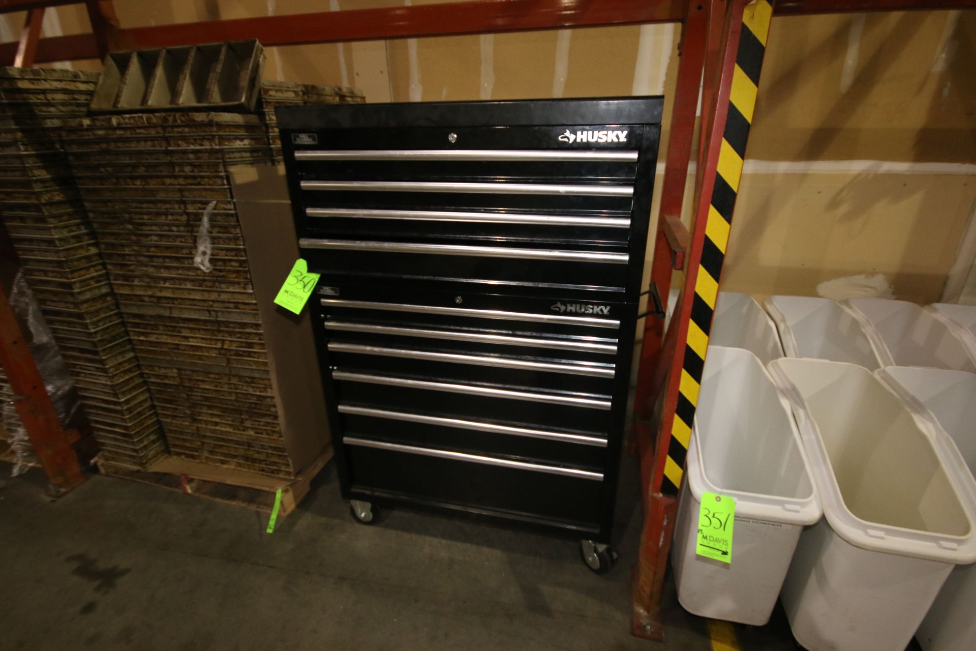 Husky Double Tier Tool Chest, Mounted on Casters (LOCATED AT GLUTEN-FREE--2800 PERIMETER PARK DR. - Image 2 of 2