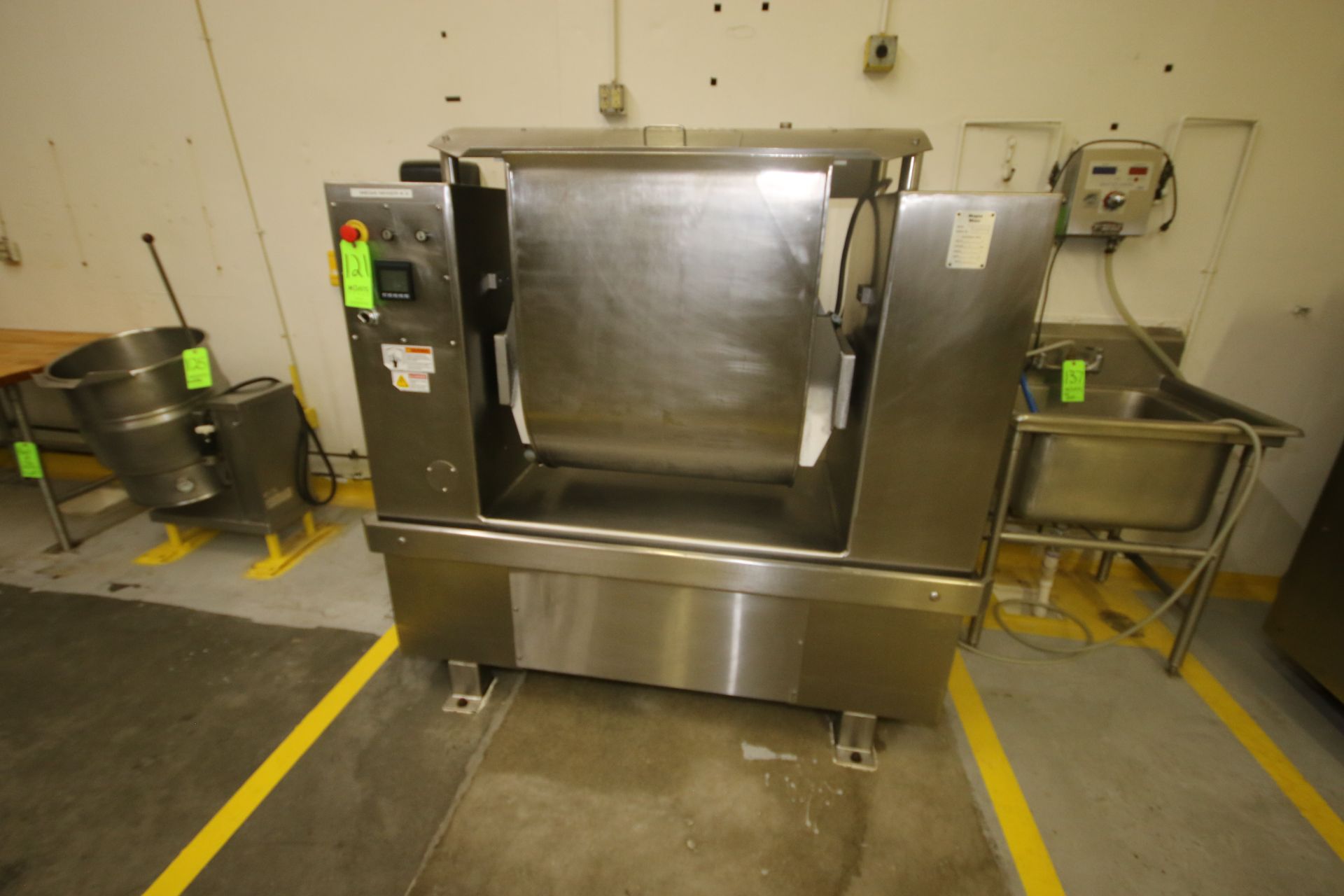 Magna S/S Single Arm Dough Mixer, M/N 300L-2D1, S/N 41468, 230 Volts, 3 Phase, Mounted on S/S - Image 6 of 12
