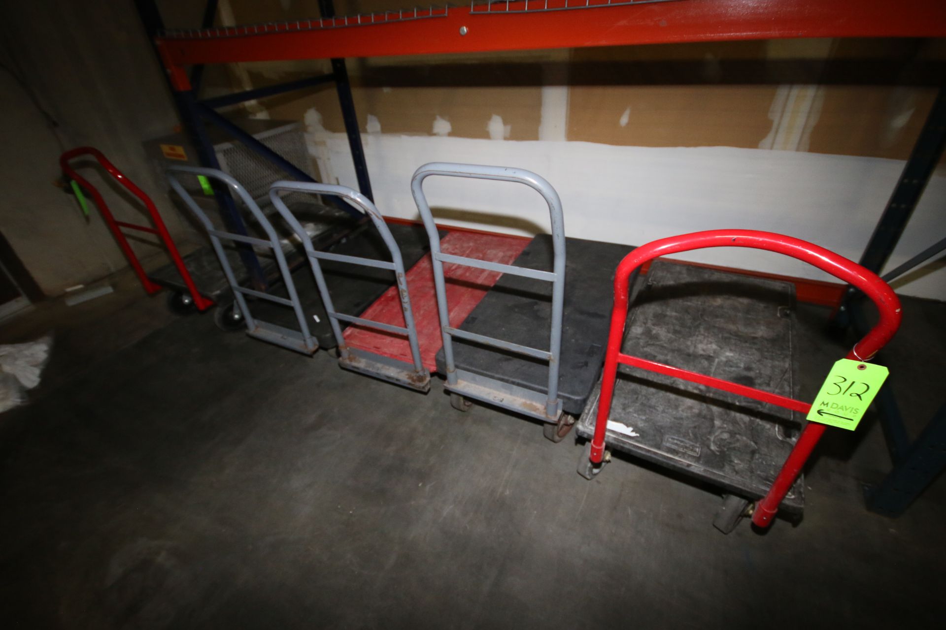 Push Carts, with Aprox. 48" L x 24" W Platforms (LOCATED AT BAKE SHOP--409 AIRPORT BLV. MORRISVILLE, - Image 2 of 2