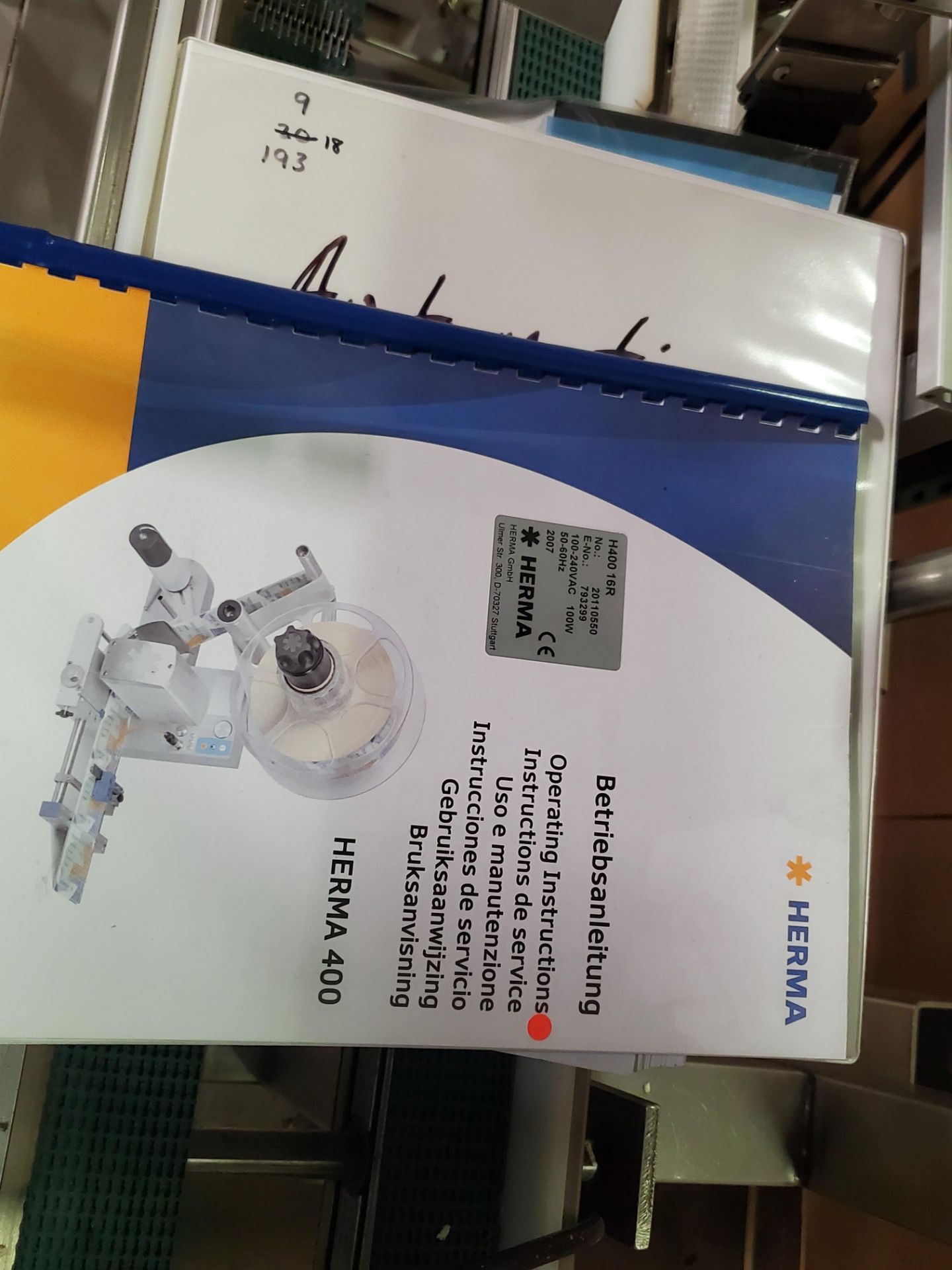 AUTOMATIX Pressure Sensitive Labeler, Model AC-720, S/N 1255, dom. 2007, (2) HERMA H400 16 - Image 4 of 25