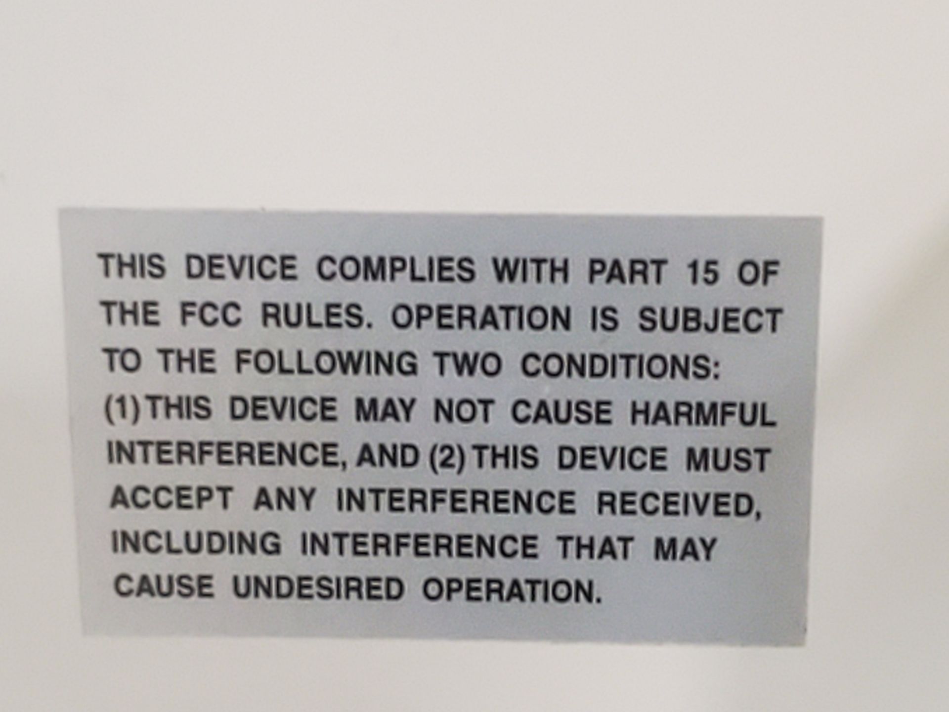 ANRITSU Tunnel Style Metal Detector, Model KD8126A, S/N 46000145885, LCD Display Control, Max pass - Image 7 of 11