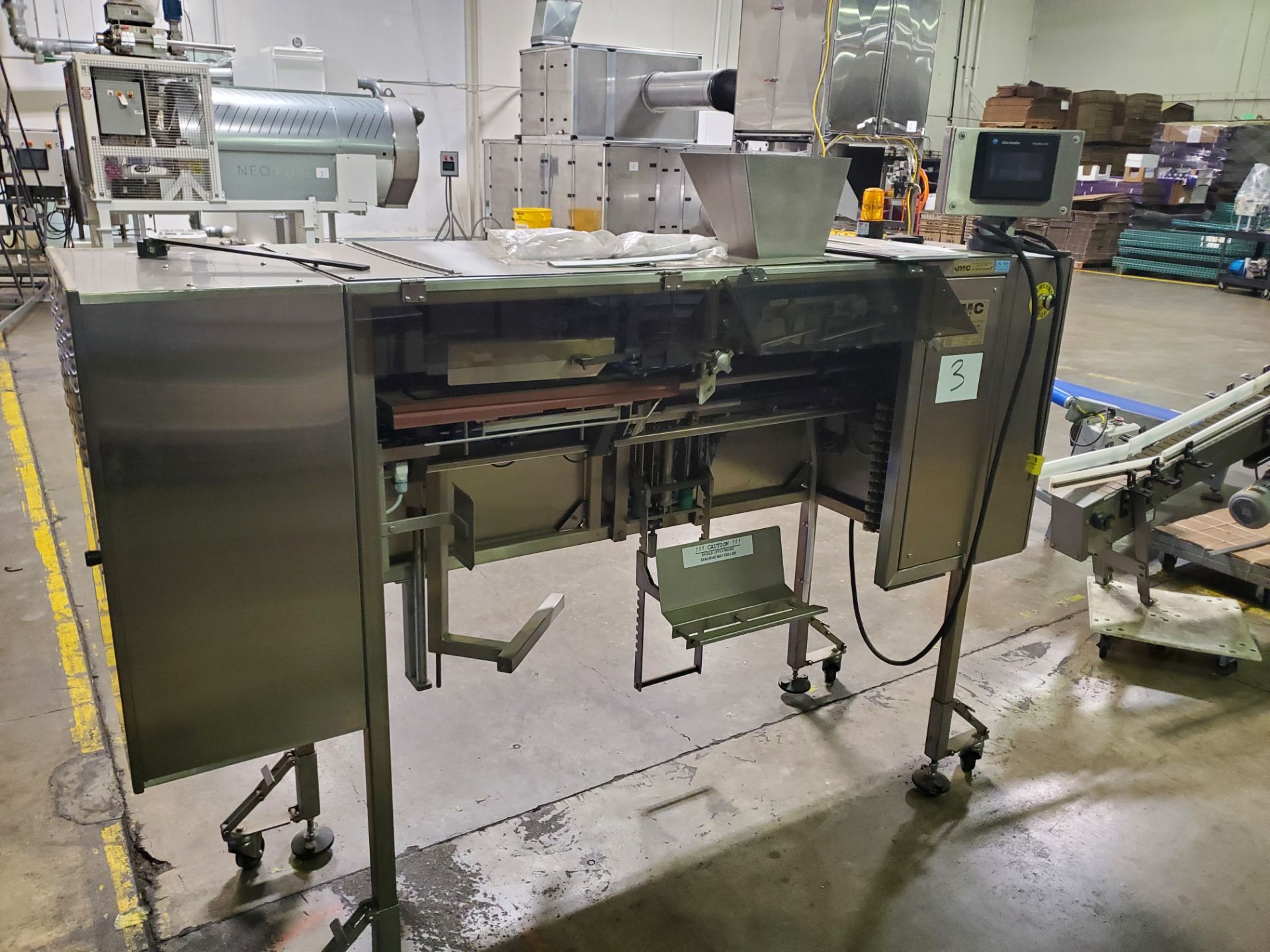 JMC Wicketted Bagging and Sealing System, ModelWBS-0918, S/N 0918-137S, Allen Bradly PanelView 550