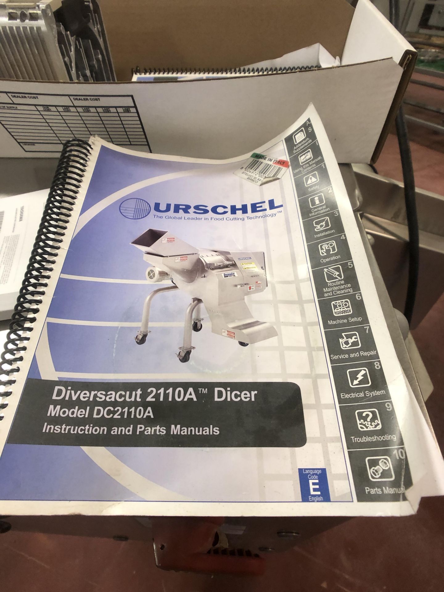 URSCHEL DIVERSACUT DICER MODEL 2110A, S/N 924, 5HP, 1460 RPM - Image 4 of 13