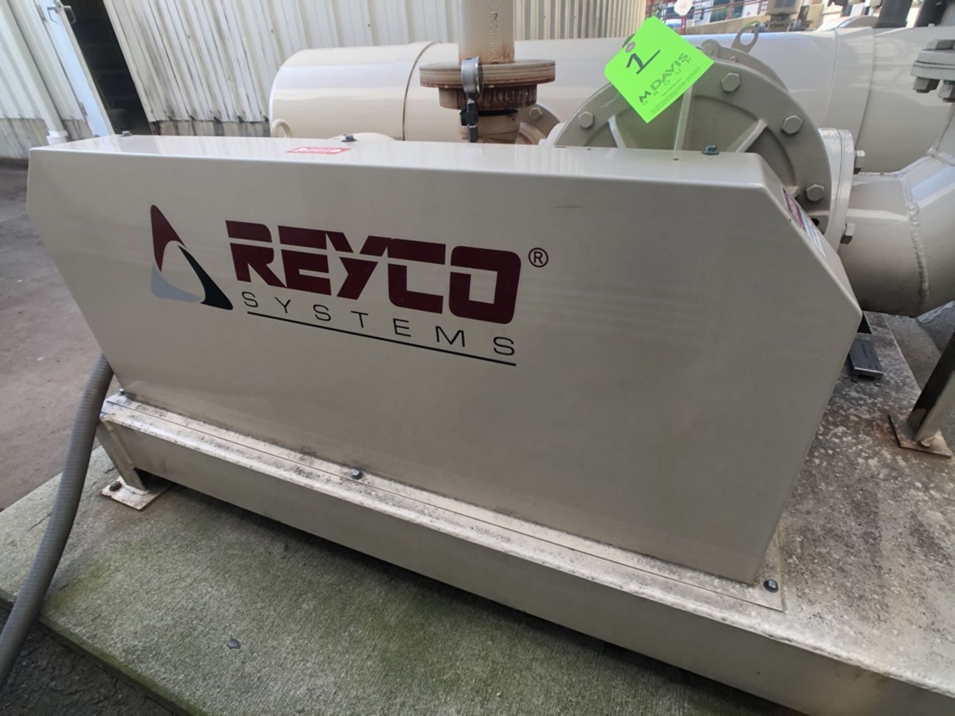 2016 REYCO SKID-MOUNTED ROTARY POSITIVE DISPLACEMENT BLOWER PACKAGE, MODEL 718 URAI 50 HP BLOWER - Image 13 of 14
