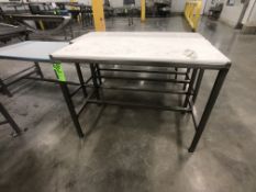 (3) S/S TABLES L48" X W24'', L60'' X W24'', L50'' X W29''