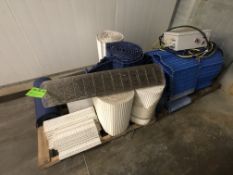 2 PALLETS OF CONVEYOR BELTS, ASSORTED SIZES