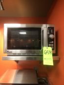 2014 AMANA COMMERCIAL MICROWAVE, MODEL RCS10DSE, S/N 1401610067