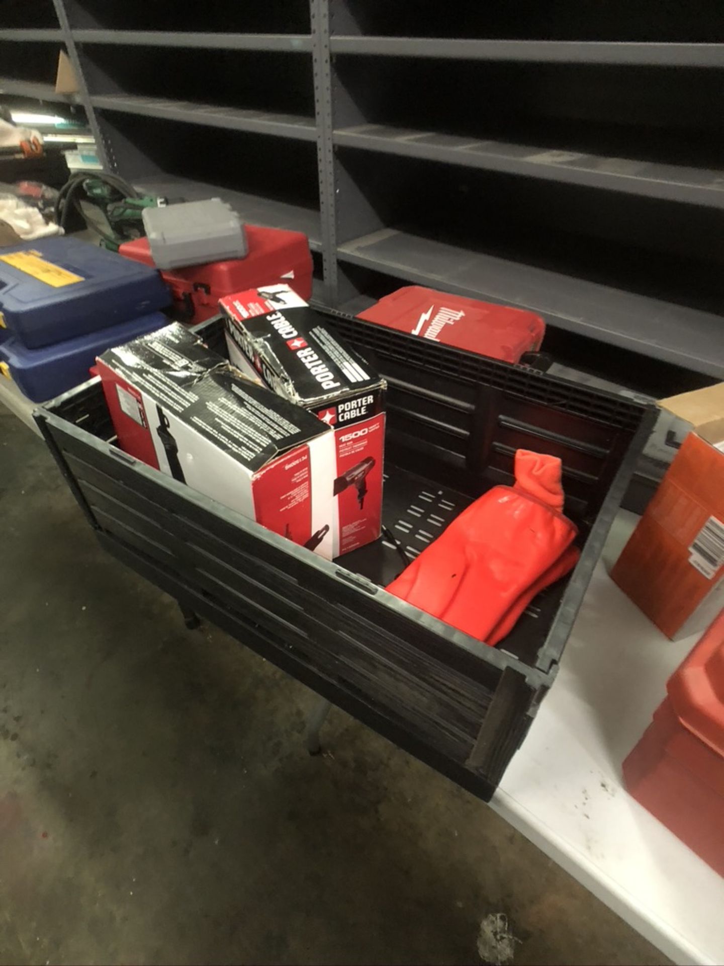 ASSORTED TOOLS AND SUPPLIES ON TABLES IN MACHINE SHOP - Image 15 of 22