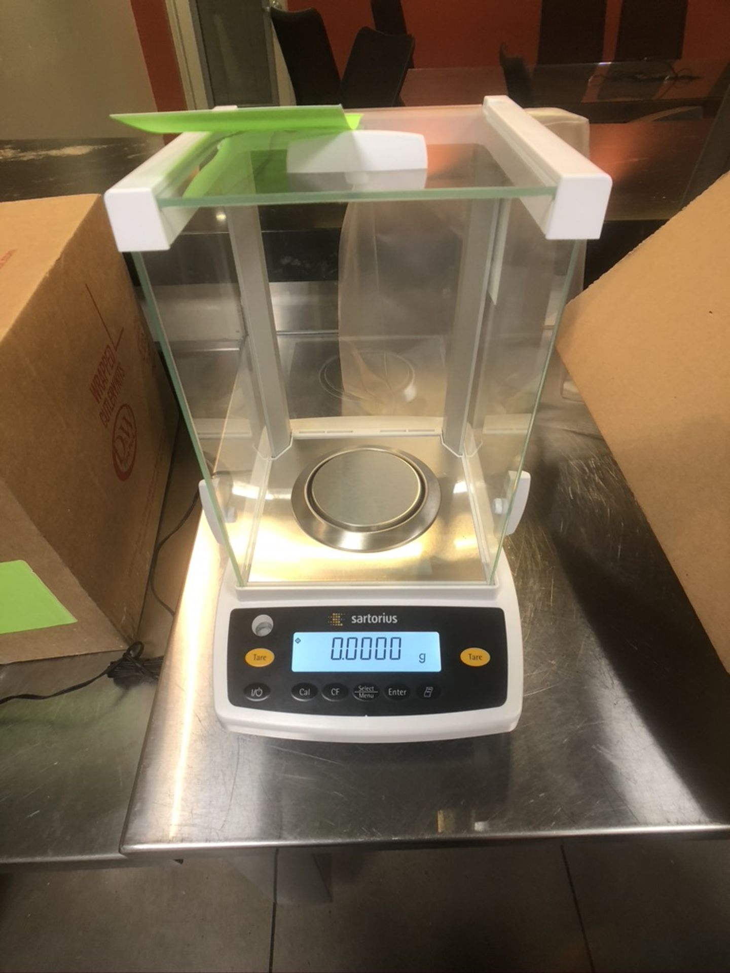 SARTORIUS ANALYTICAL BALANCE, MODEL ENTRIS S224-1S, S/N 32006474, CALIBRATED 10/22/2019 - Image 2 of 5