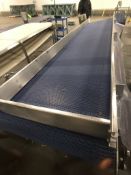 S/S CONVEYOR, LENZE TECH AC VFD, APPX. DIM L174 '' X W36'', DAMAGED BASE