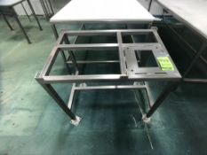 S/S TABLE/BASE, NO TOP, APPX DIM. LWH'' 36 X 24 X 36